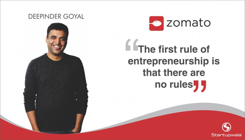 Deepinder Goyal, CEO of Zomato