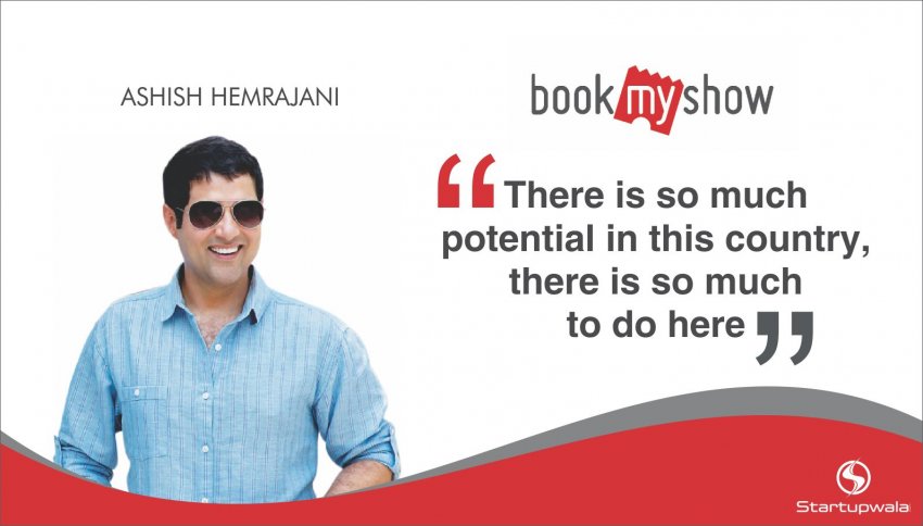 Ashish Hemrajani, Founder of Bookmyshow