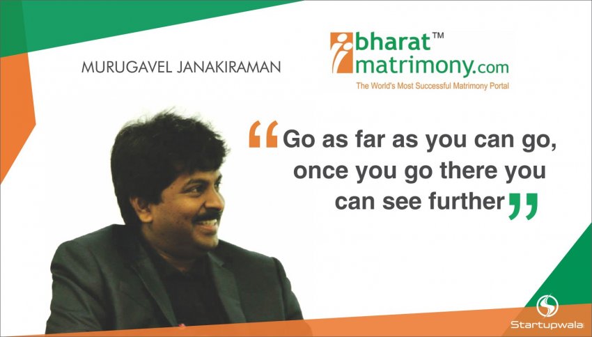 Murugavel Janakiraman, CEO of Bharathmatrimony
