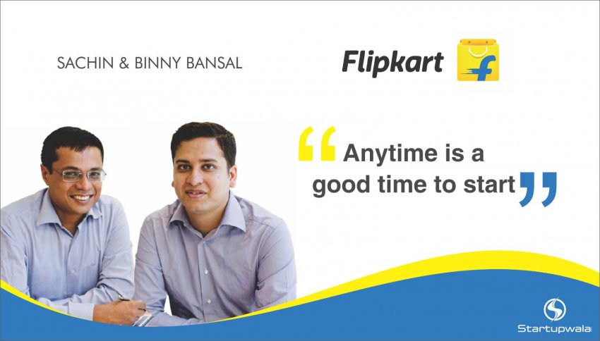 Sachin Bansal & Binny Bansal, Co-Founders of Flipkart