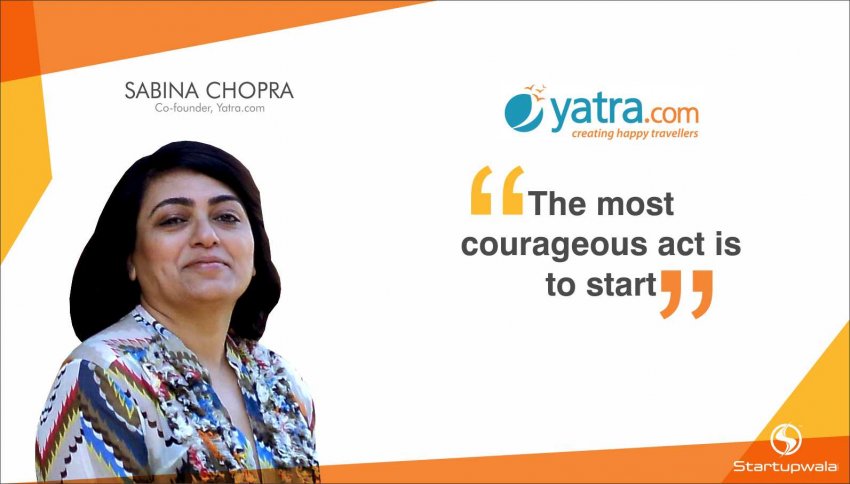 Sabina Chopra,Co-Founder of Yatra.com